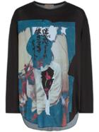 Yohji Yamamoto Printed Long-sleeve T-shirt - Black