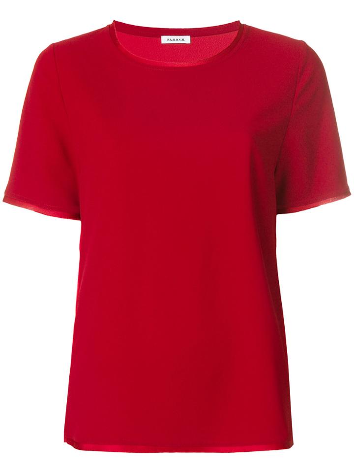 P.a.r.o.s.h. Crew Neck T-shirt - Red
