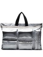 Raf Simons X Eastpak Silver Punk Poster Print Multi Pocket Tote