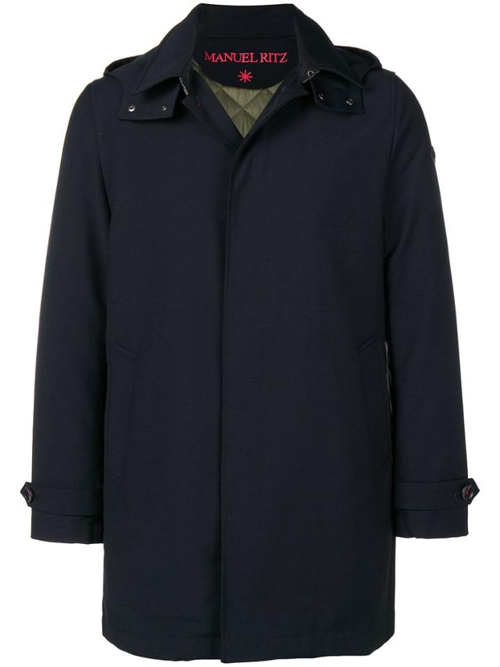 Manuel Ritz Classic Winter Coat - Blue