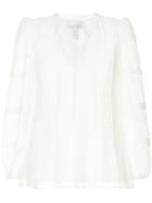 Rachel Gilbert Fringed Details Blouse - White