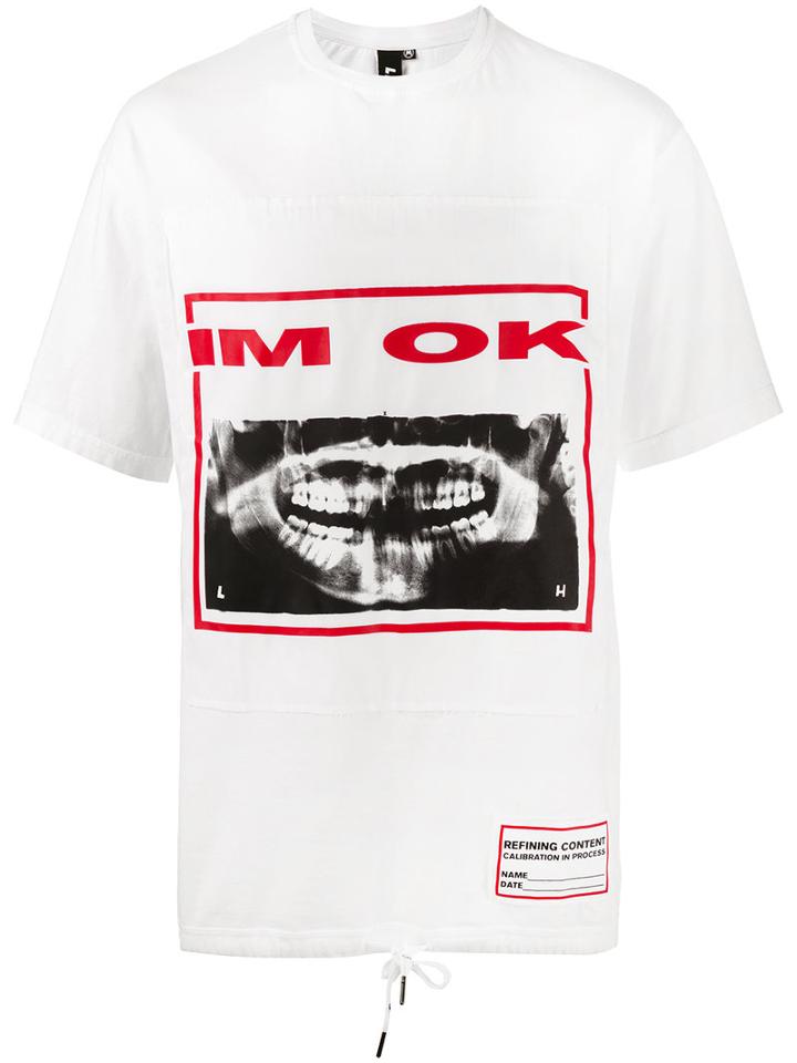 Liam Hodges I'm Ok T-shirt, Men's, Size: Medium, White, Cotton