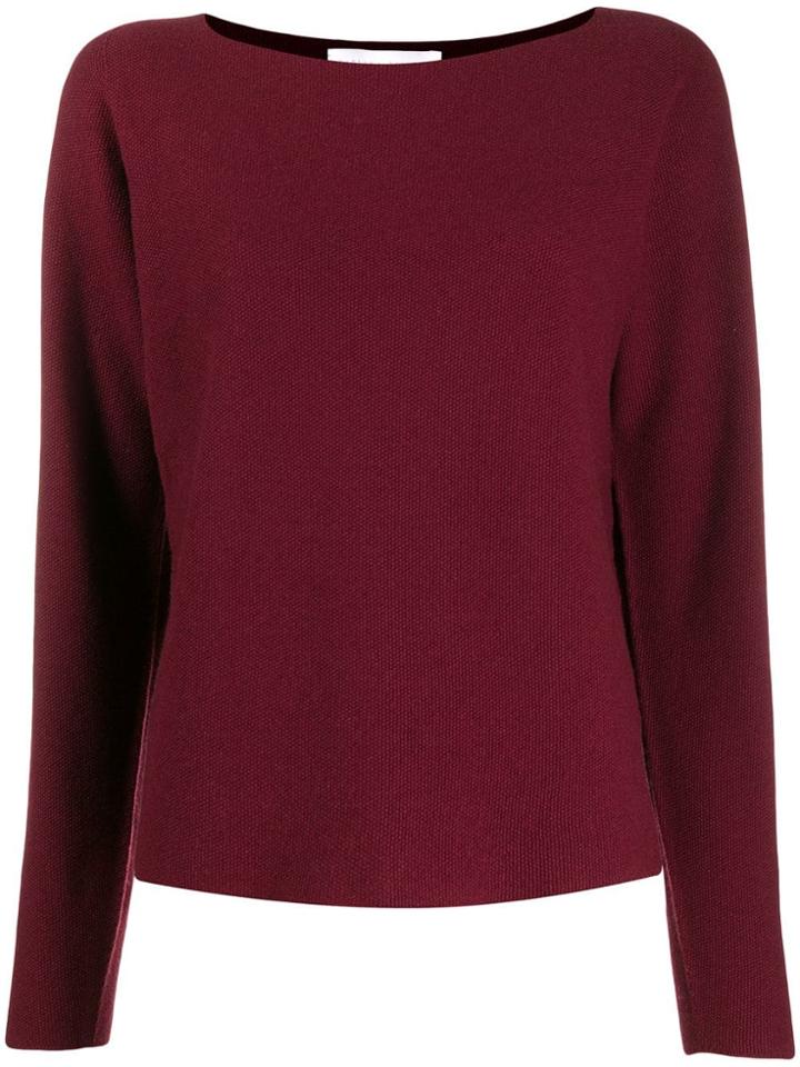 Fabiana Filippi Boat Neck Jumper - Red