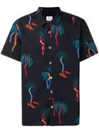 Ps By Paul Smith Printed Button Down Shirt - Black