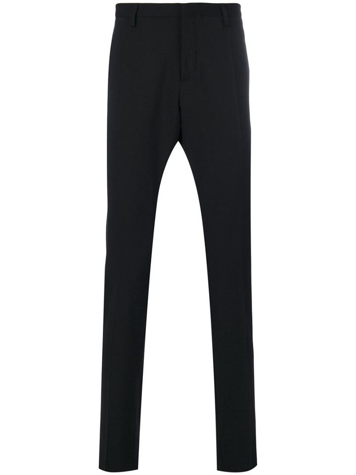 Dsquared2 - Straight Trousers - Men - Polyester/spandex/elastane/viscose/virgin Wool - 48, Black, Polyester/spandex/elastane/viscose/virgin Wool