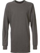 Rick Owens Drkshdw Longline Sweatshirt, Men's, Size: Medium, Green, Cotton