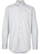 Hardy Amies Long-sleeved Striped Shirt - Grey