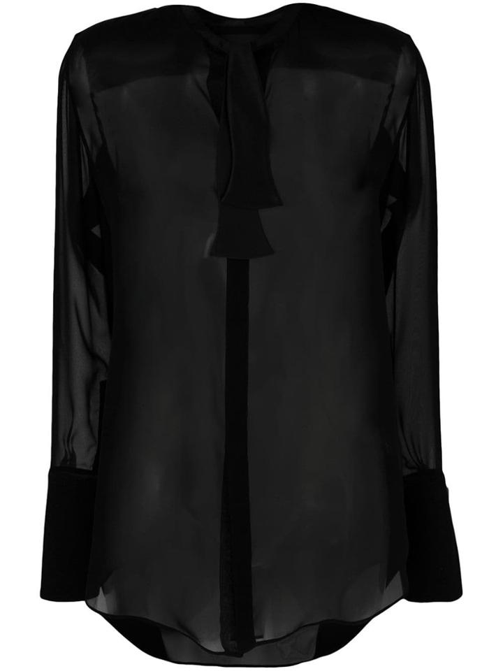 Neil Barrett See-through Shirt - Black