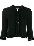 Chanel Pre-owned 2007's Sequin Embellished Jacket - Black