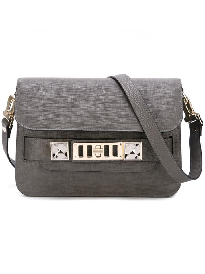 Proenza Schouler Mini Ps11 Crossbody Bag, Women's, Grey, Leather