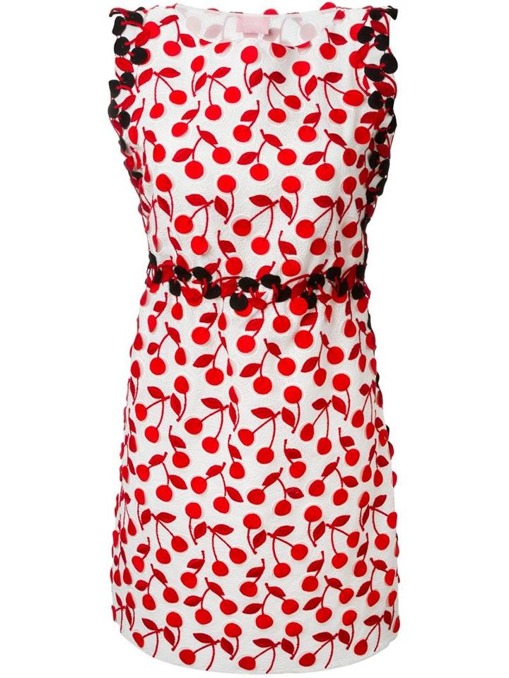 Giamba Cherry Embroidered Dress