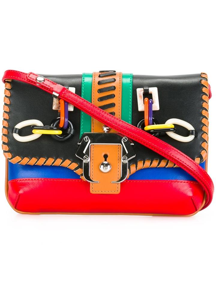 Paula Cademartori Embellished Small Crossbody Bag, Women's, Red