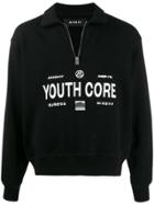 Misbhv Zipped Youth Core Sweater - Black