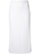 Scanlan Theodore Bonded Lace Skirt, Women's, Size: 8, White, Viscose