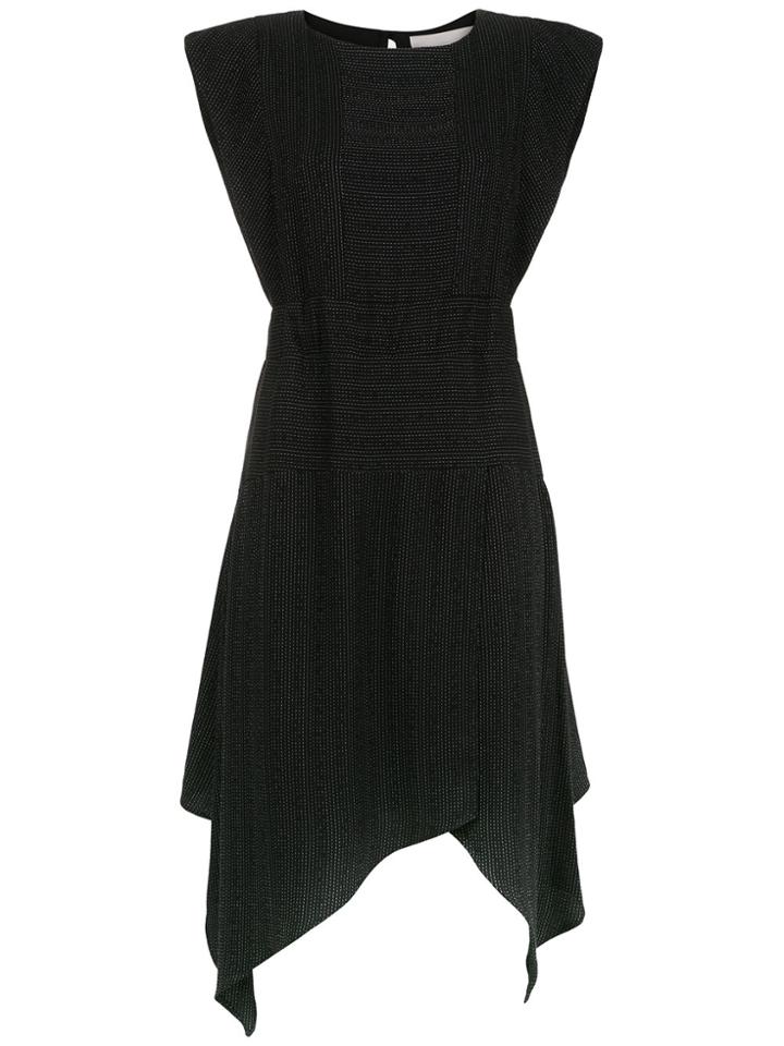 Lilly Sarti Claire Stripes Dress - Black