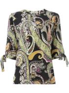 Etro Sleeve Knot Printed Blouse