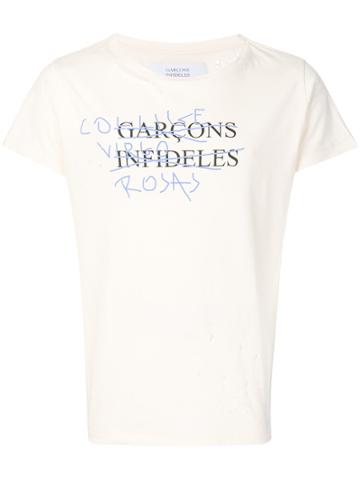 Garcons Infideles Logo T-shirt - White