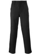 Comme Des Garçons Shirt Straight-legged Trousers, Men's, Size: Large, Black, Polyester/wool