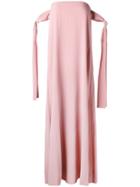 Erika Cavallini Strapless Shift Dress, Women's, Size: 40, Pink/purple, Silk/acetate/polyester