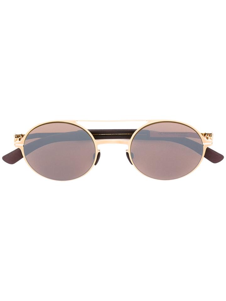 Mykita - Lupine Sunglasses - Unisex - Steel - 40, Brown, Steel
