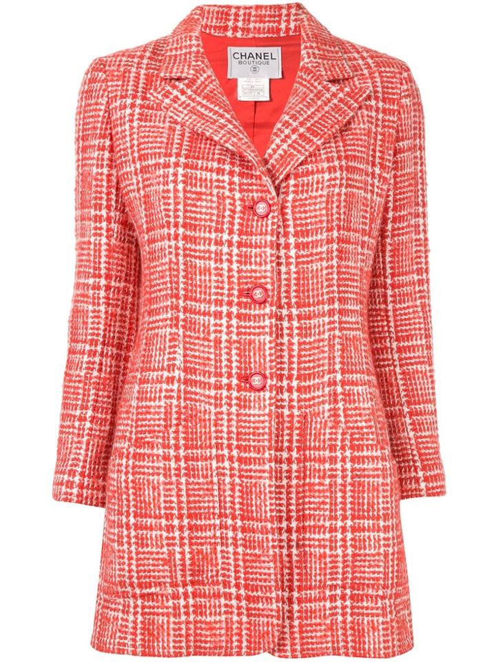 Chanel Pre-owned 1997's Long Sleeve Jacket - Red