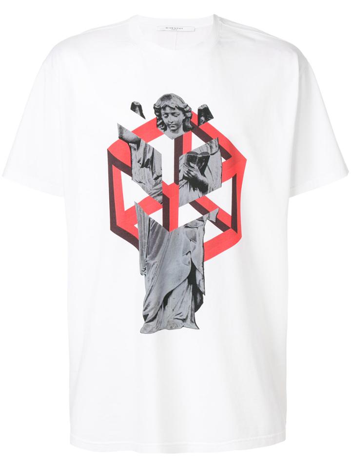 Givenchy Designer Print T-shirt - White