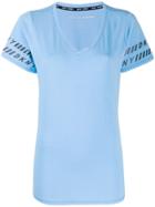 Dkny Logo Trim T-shirt - Blue