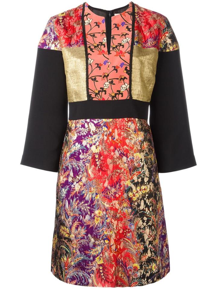 Etro Floral Jacquard Dress - Multicolour