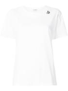 Saint Laurent Swan Print T-shirt - White