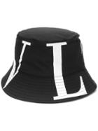 Valentino Logo Print Hat - Black
