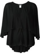 Capucci Flared V-neck Blouse