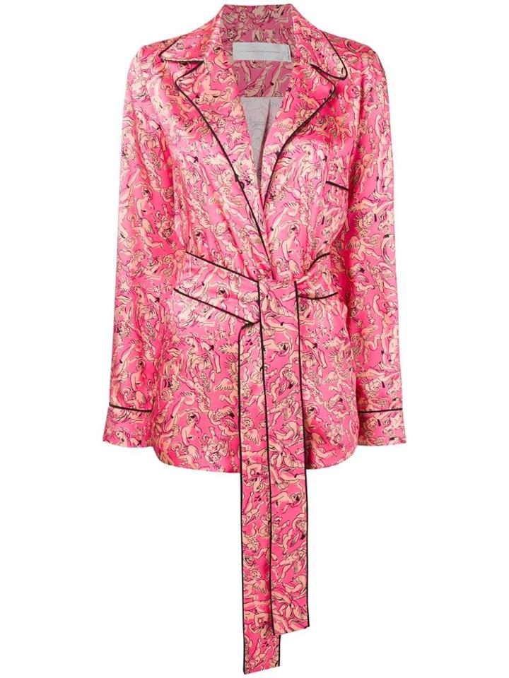 Victoria Victoria Beckham Printed Pyjama Shirt - Pink