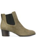 Hogan Heeled Fitted Boots - Grey
