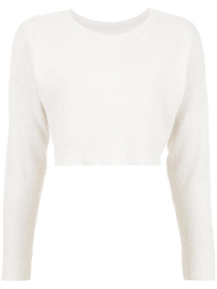 Osklen Basic Rustic Tricot Sweater - White
