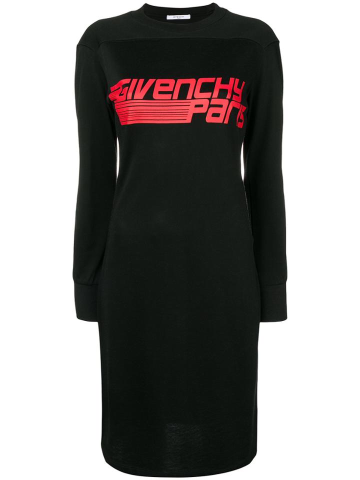 Givenchy Logo Dress - Black