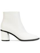 Casadei Stud-trimmed Daytime Ankle Boots - White