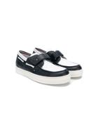 Tommy Hilfiger Junior Teen Two-tone Moccasins - Blue