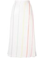 Olivia Rubin Stripe Print Skirt - White