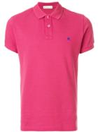 Etro Slim Fit Polo T-shirt - Pink & Purple