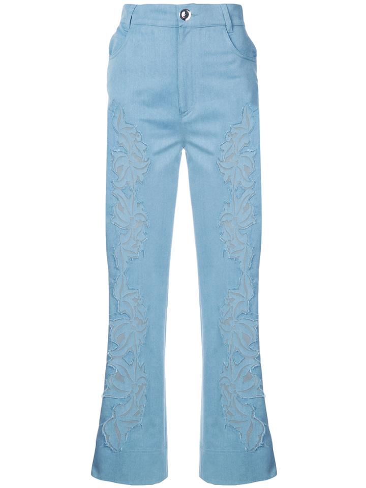 Emanuel Ungaro High-waisted Jeans - Blue