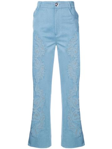 Emanuel Ungaro High-waisted Jeans - Blue