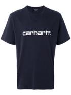 Carhartt Logo Print T-shirt - Blue