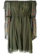 Dondup Off-the-shoulder Dress - Green