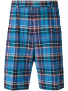 Paul Smith - Checked Bermudas - Men - Cotton/nylon/spandex/elastane - 36, Blue, Cotton/nylon/spandex/elastane