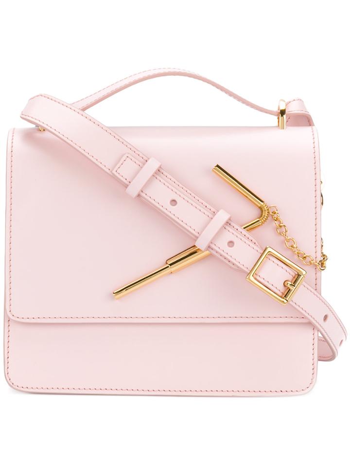Sophie Hulme Medium Straw Handbag - Nude & Neutrals