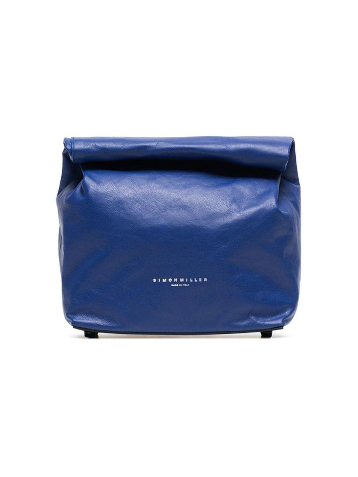 Simon Miller Miller Lunchbag20 Lthr Cltch - Blue