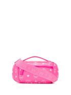 Mcm Classic Logo Belt Bag - Pink