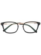 Bulgari - Square Frame Glasses - Women - Acetate/metal - 53, Black, Acetate/metal