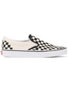 Vans Checkerboard Slip-on Sneakers - White