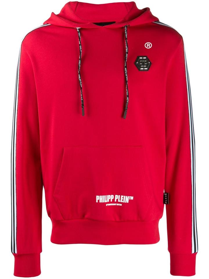 Philipp Plein Anniversary Hoodie - Red